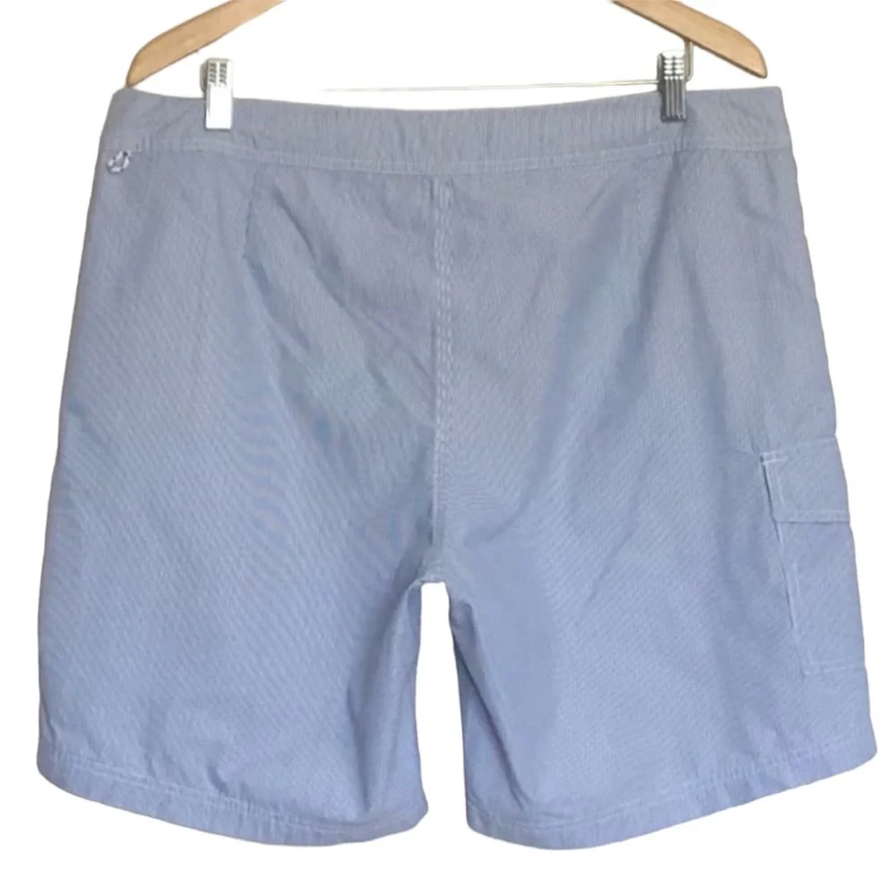 J.Crew Pinstripe Seersucker Swim Shorts Sz 36